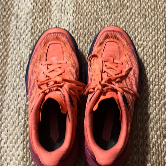 Hoka Vibrant Orange Running Shoes - Picture 2 of 6
